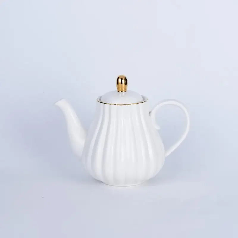 1pc Direct Selling New Classic Golden Bee Striped Afternoon Tea Coffee Milk Juice Drink Jug Light Luxury Glaze Plus Gold Ceramic