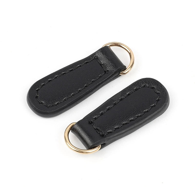 1pc Luggage Side Clamp PU Leather Buckle Bag Strap Hang Hook DIY Zipper Puller Manual Purse Making Accessories
