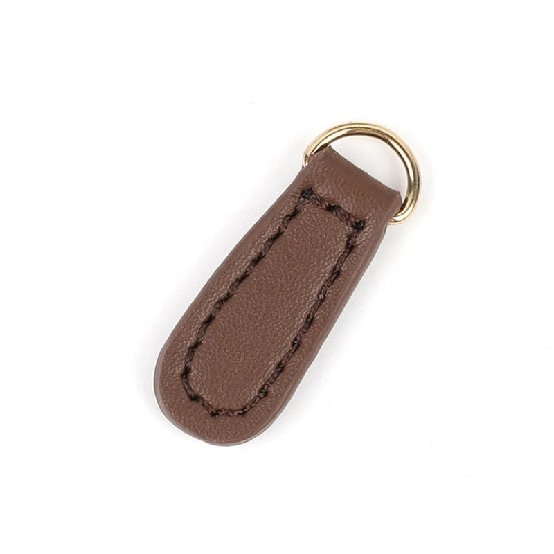 1pc Luggage Side Clamp PU Leather Buckle Bag Strap Hang Hook DIY Zipper Puller Manual Purse Making Accessories