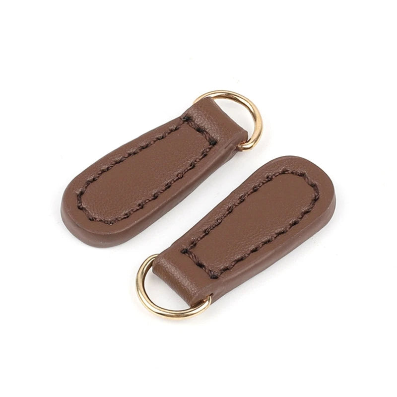 1pc Luggage Side Clamp PU Leather Buckle Bag Strap Hang Hook DIY Zipper Puller Manual Purse Making Accessories