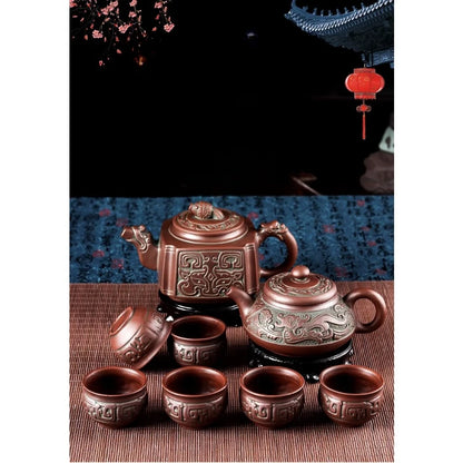 1piece Purple Clay Teaware Teapots Home Decoration Boyfriend Husband Business Gift