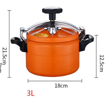 2/3L Kitchen Pressure Cooker Aluminum Soup Pot Portable Cooking Pot Outdoor Camping Cookware For Induction cooker Gas Stove