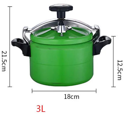 2/3L Kitchen Pressure Cooker Aluminum Soup Pot Portable Cooking Pot Outdoor Camping Cookware For Induction cooker Gas Stove