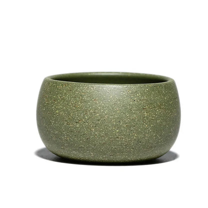 2 Pcs/set Yixing Boutique Purple Clay Teacup Raw Ore Green Mud Handmade Tea Bowl Master Tea Cup Customized Tea Set Accessories