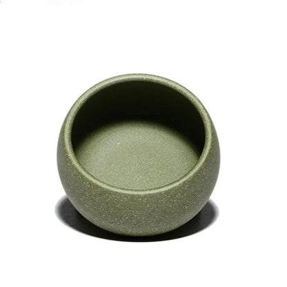 2 Pcs/set Yixing Boutique Purple Clay Teacup Raw Ore Green Mud Handmade Tea Bowl Master Tea Cup Customized Tea Set Accessories
