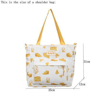 2 Set strawberry Printing Women Backpack High Quality Waterproof Backpacks for Teenage Girls Boys Female School Bag Rucksack