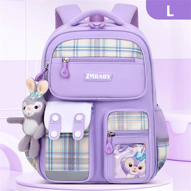 2 Size Waterproof Kids School Backpacks for Teenage Girls Orthopedic School Bags Grade 1-6 Child Book Bag backpack sac Schoolbag