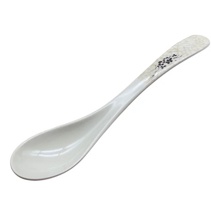 2 pcs Plastic Soup Spoons, Japanese Rice Spoons, Melamine Sauces Soup Spoon, Porridge Spoon, Ramen Pho Wonton