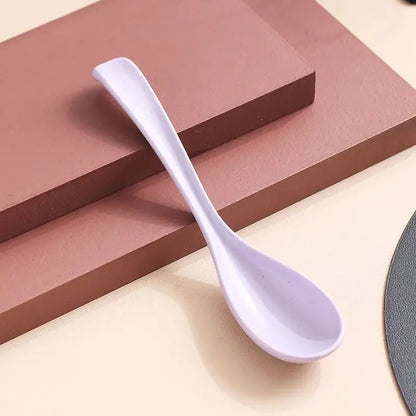 2 pcs Rice Spoon , Japanese Kitchen Supplies, Soup Spoon, Tableware Kitchen Utensils, Wheat Straw Dinnerware, R017
