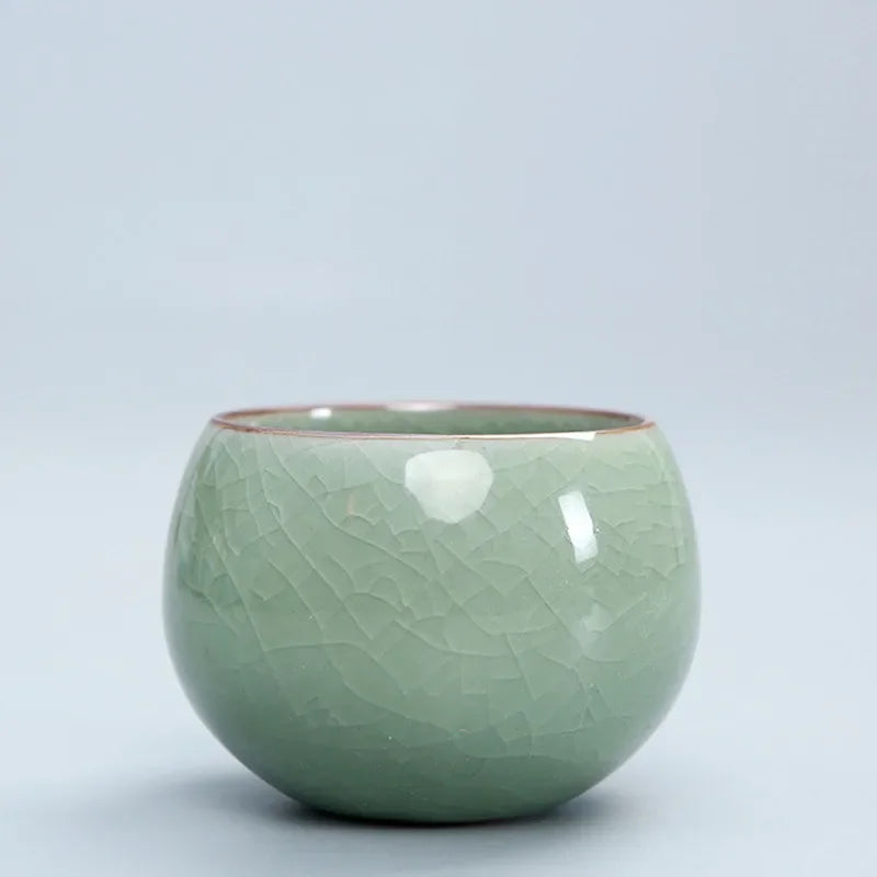2 pcs/lot Chinese Ceramics Teacup Exquisite hand-painted Plum blossom pattern Tea bowl Master Cup Teaware Drink tea accessories