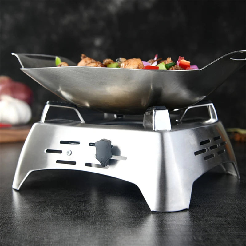 20-22cm Solid Boilersmall Dry Hot Pot kitchen utensils Stainless Steel Alcohol Stove Household /commercial Small Chafing Dish