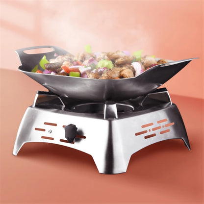 20-22cm Solid Boilersmall Dry Hot Pot kitchen utensils Stainless Steel Alcohol Stove Household /commercial Small Chafing Dish