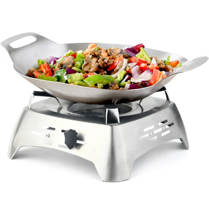 20-22cm Solid Boilersmall Dry Hot Pot kitchen utensils Stainless Steel Alcohol Stove Household /commercial Small Chafing Dish