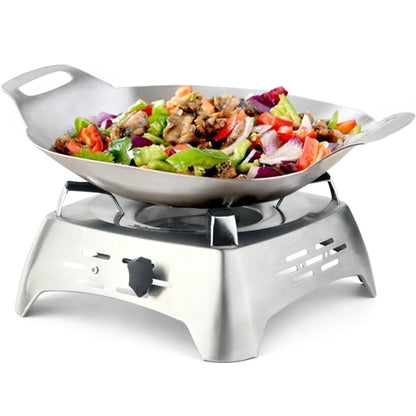 20-22cm Solid Boilersmall Dry Hot Pot kitchen utensils Stainless Steel Alcohol Stove Household /commercial Small Chafing Dish