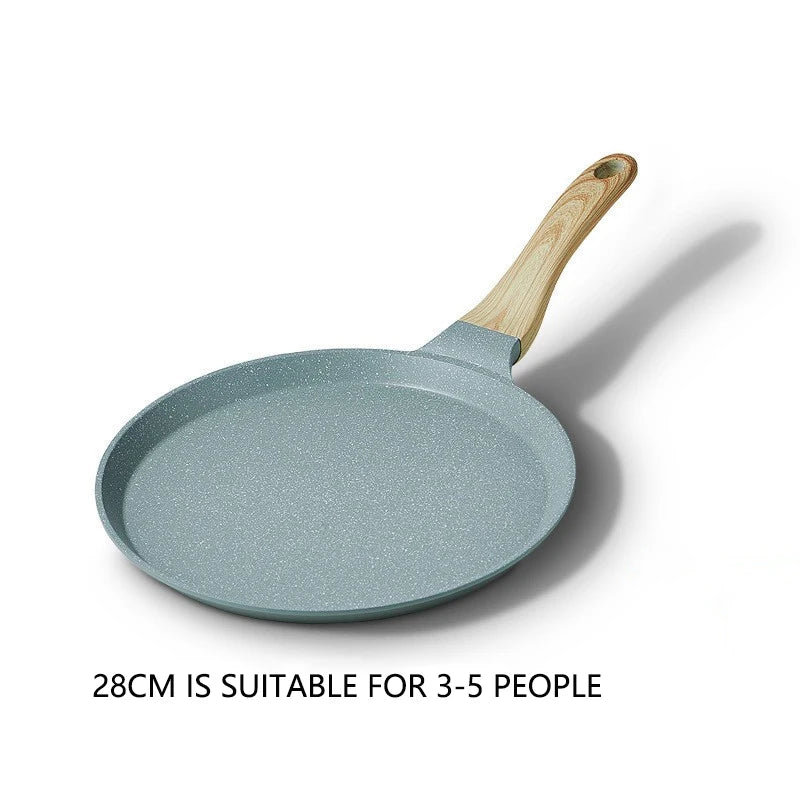 20/24/28 Kitchen Utensils Pan Non-Stick Pan Maifan Stone Induction Cooker Cookware Frying Pan Thick Bottom Egg Pans Cooking Pot