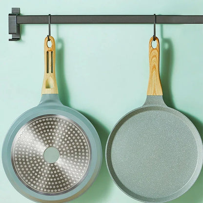 20/24/28 Kitchen Utensils Pan Non-Stick Pan Maifan Stone Induction Cooker Cookware Frying Pan Thick Bottom Egg Pans Cooking Pot