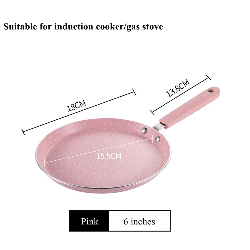 20/24cm Korean Aluminum Grill Frying Pan Durable Nonstick Egg Pancake Omelette Pan Baking Pizza Cooking Pots Kitchen Kitchenware