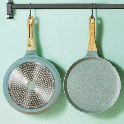 20/24cm Korean Aluminum Grill Frying Pan Durable Nonstick Egg Pancake Omelette Pan Baking Pizza Cooking Pots Kitchen Kitchenware