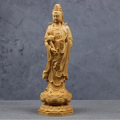 20/25/35CM tres Budas Feng Shui tres occidental Santos manualidades Guanyin Buda Bodhisattva