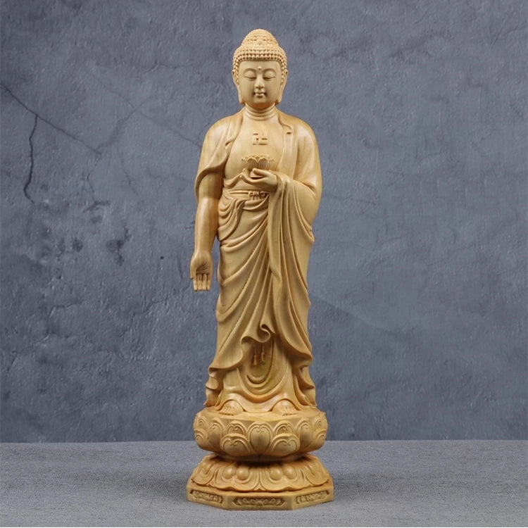 20/25/35CM tres Budas Feng Shui tres occidental Santos manualidades Guanyin Buda Bodhisattva