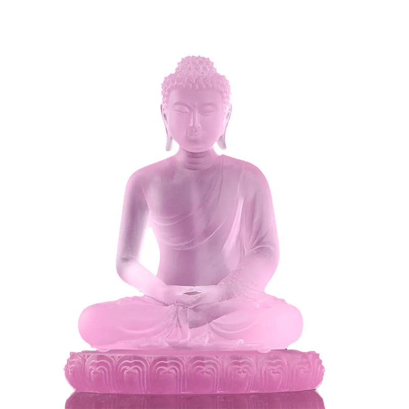 20 cm Coloured glaze Buddha In Five Directions Ornament