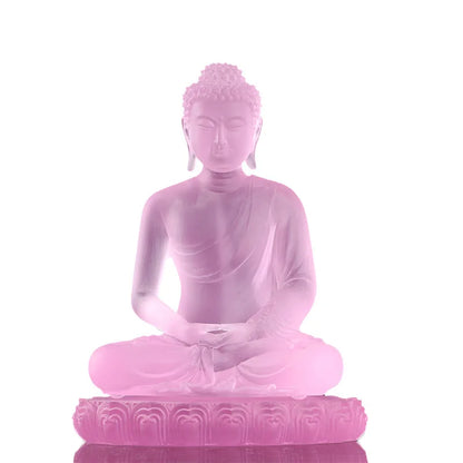 20 cm Coloured glaze Buddha In Five Directions Ornament