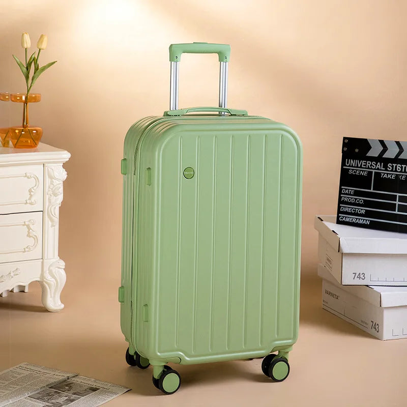 20 inch suitcase women's candy color silent spinner cabin suitcase men's small lightweight trolley suitcase