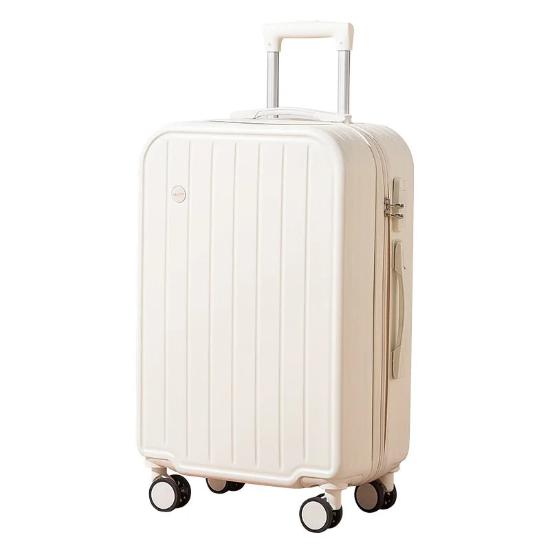 20 inch suitcase women's candy color silent spinner cabin suitcase men's small lightweight trolley suitcase