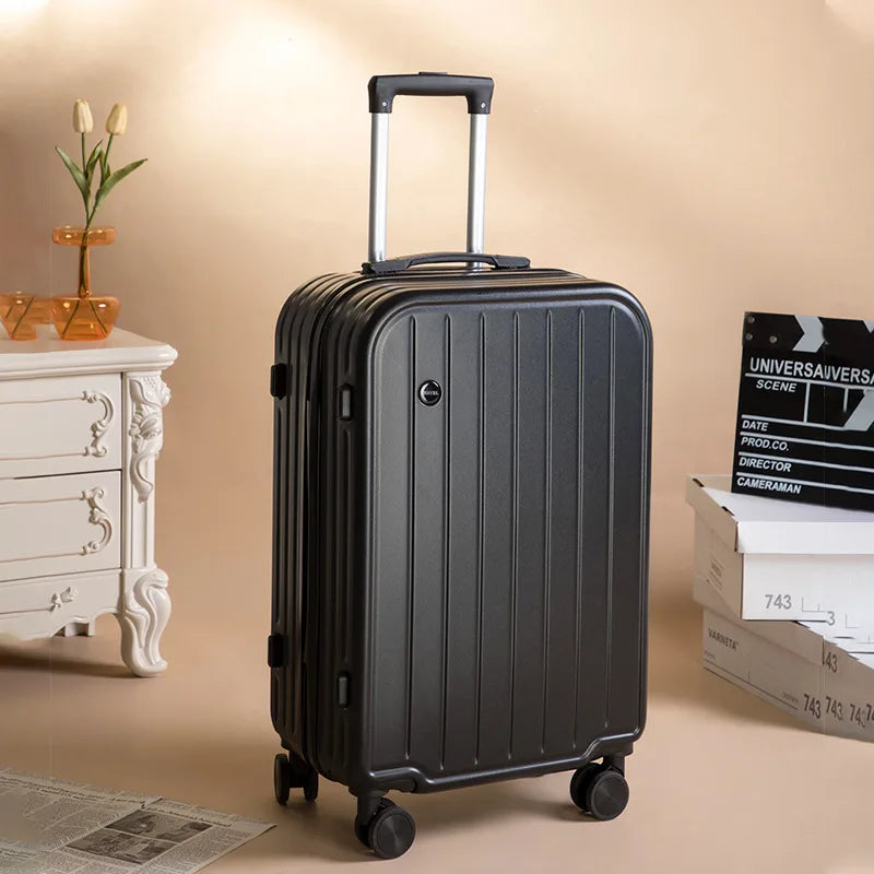 20 inch suitcase women's candy color silent spinner cabin suitcase men's small lightweight trolley suitcase