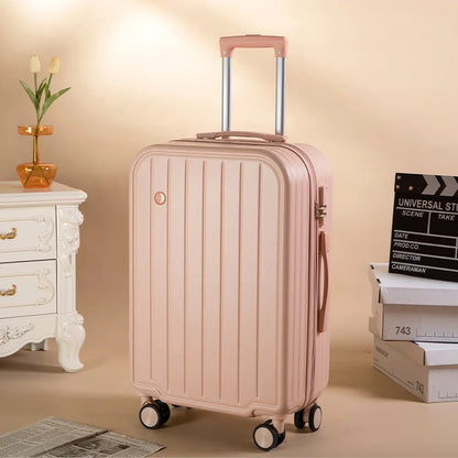 20 inch suitcase women's candy color silent spinner cabin suitcase men's small lightweight trolley suitcase