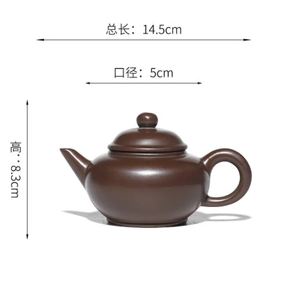2000ml Chinese Yixing Purple Clay Teapots Small Capacity Famous Artists Handmade Tea Pot Raw Ore Beauty Kettle Zisha Tea Set