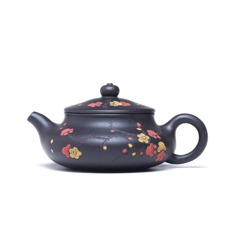 200ML Yixing Raw Ore Purple Clay Teapot Handmade Xishi Tea Pot Home Zisha Teaware Classic Beauty Filter Tea Kettle