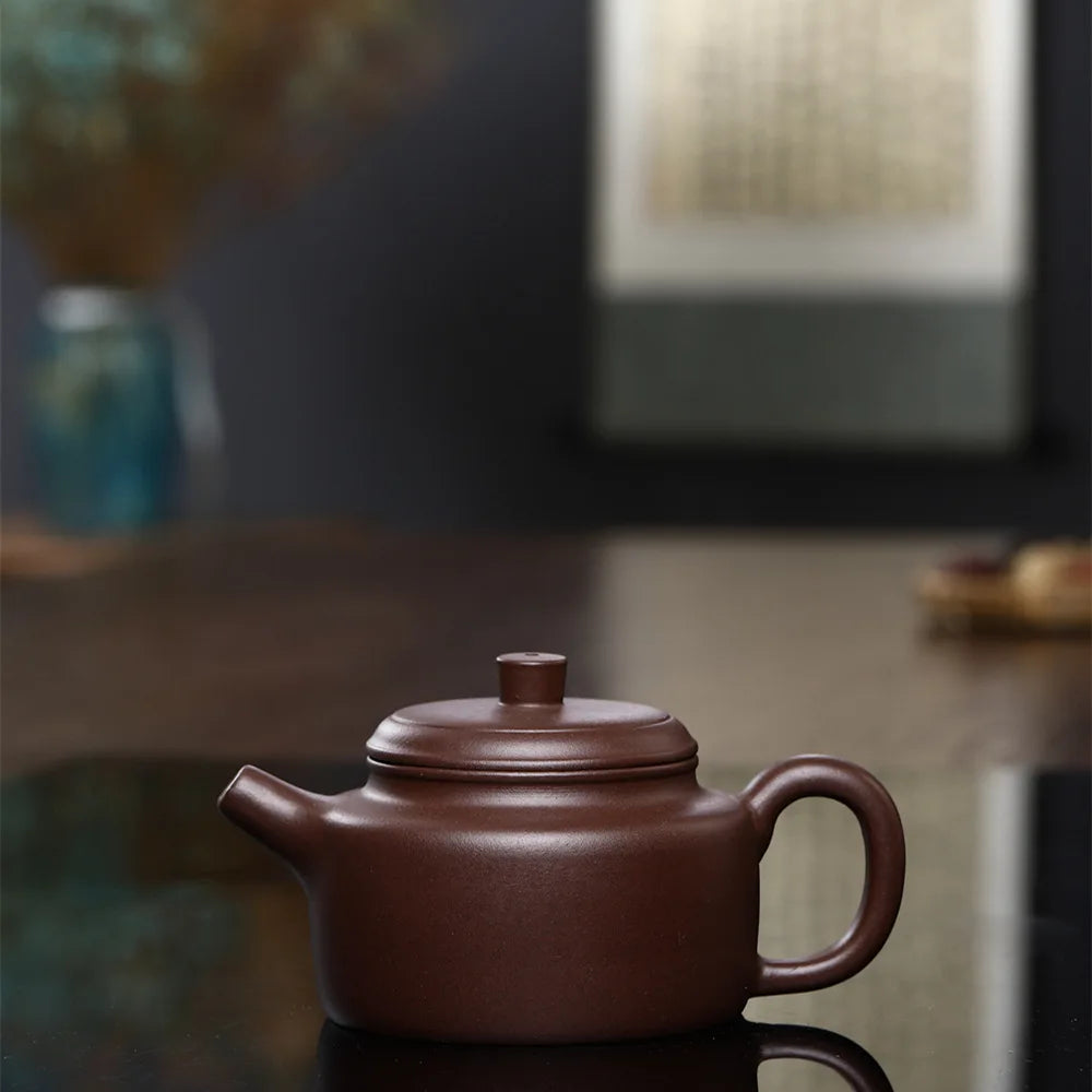 200cc Authentic Yixing Purple Clay Teapot Handmade Filter Beauty Tea Pot Chinese Zisha Tea Maker Tradition Teaware Accessories
