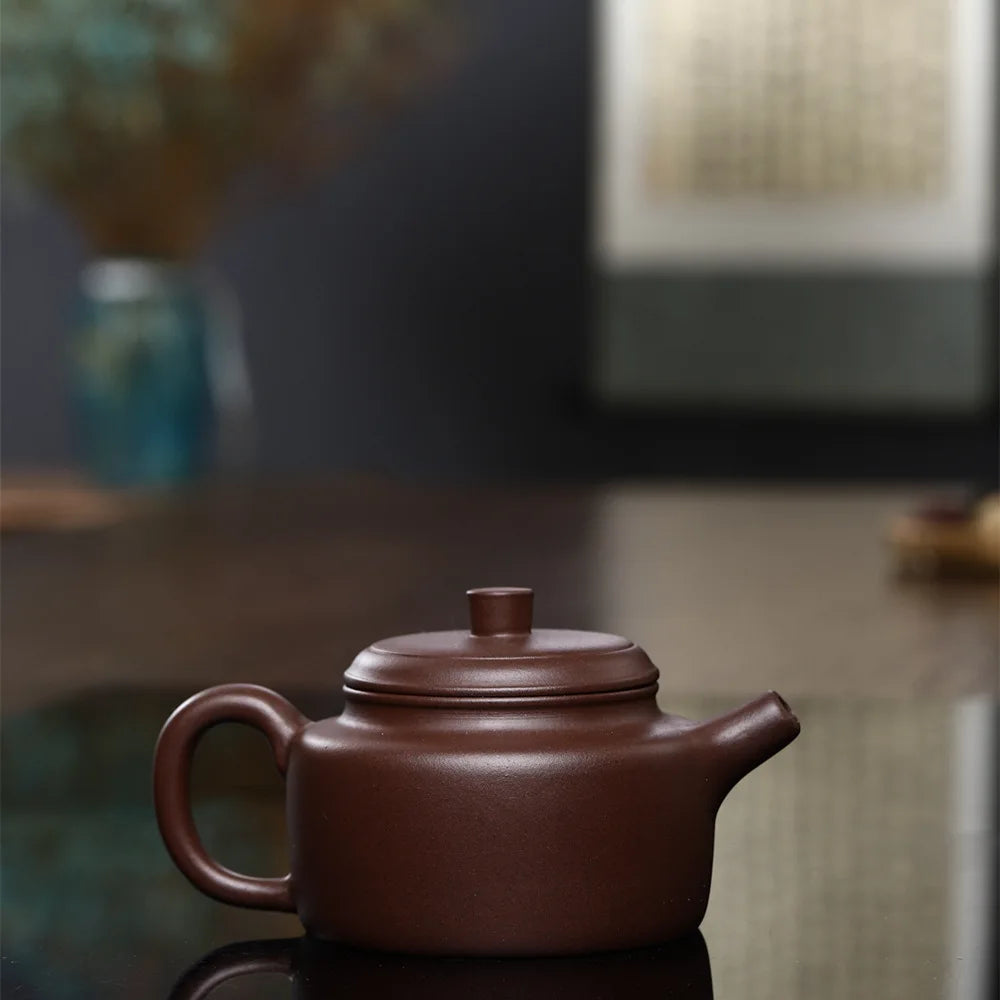 200cc Authentic Yixing Purple Clay Teapot Handmade Filter Beauty Tea Pot Chinese Zisha Tea Maker Tradition Teaware Accessories