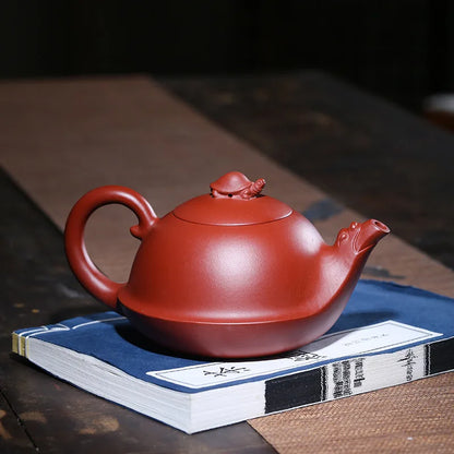 200cc Chinese Yixing Purple Clay Tea Pot Home Dahongpao Customized Teaware Handmade Xishi turtle Teapot Kettle Tea Ceremony