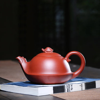 200cc Chinese Yixing Purple Clay Tea Pot Home Dahongpao Customized Teaware Handmade Xishi turtle Teapot Kettle Tea Ceremony