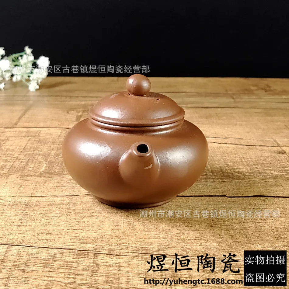 200cc Classic Yixing Purple Clay Teapot Handmade Zhu Mud Beauty Kettle Household Filter Sets Custom Chinese Zisha Tea Infuser