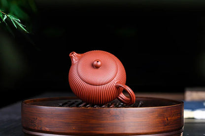 200cc Hand-painted Orchid Beauty Tea Infuser Yixing Purple Clay Tea Pot Raw Ore Zhu Mud Filter Teapot Chinese Zisha Tea Set