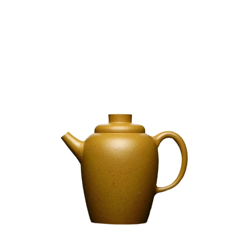 200cc Handmade Zisha Teapot, Yixing Handmade Pot, Kung-Fu Teaware, Purple Clay Drinkware for Puer Green Black Chinese Tea,