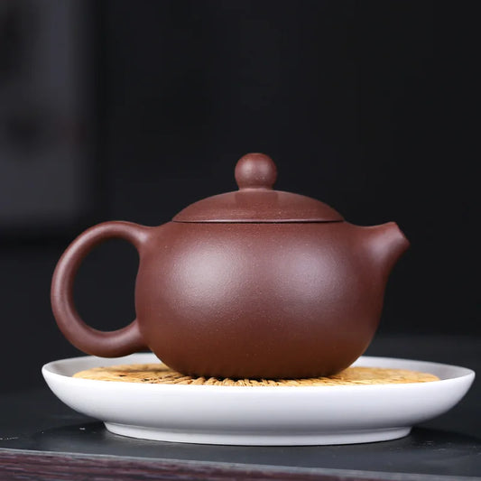 200cc Yixing tea pot purple clay Xishi teapot beauty kettle Raw ore Handmade Tea set authentic Tie Guanyin Puer ball hole filter