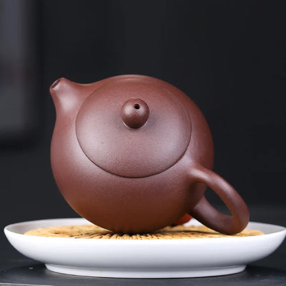 200cc Yixing tea pot purple clay Xishi teapot beauty kettle Raw ore Handmade Tea set authentic Tie Guanyin Puer ball hole filter