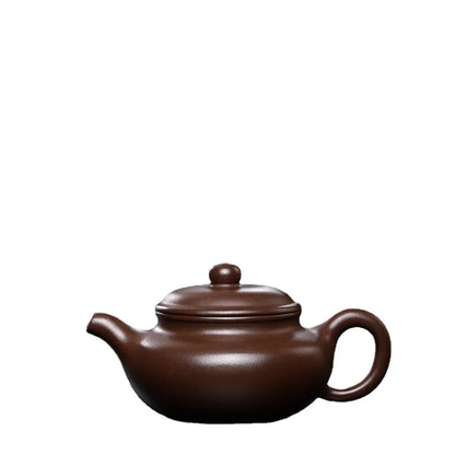 200cc hand made high quality spherical water purple teapot Xi Shi pot Yixing master production