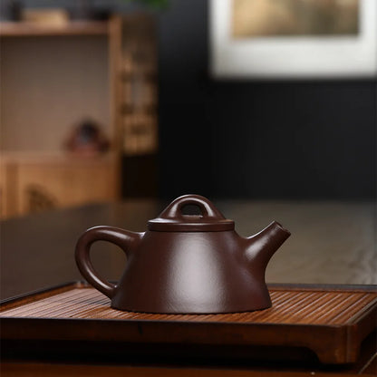 200ccYixing clay teapot Hand made Tea Pot Original Ore Red Stone Ladle Chinese Tea Pot Kung Fu Tea Set