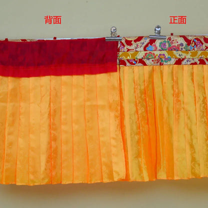 200cm Buddhism decorative altar Shrine Temple hall wall table Background cloth Hanging Enclosing curtain draperies streamers