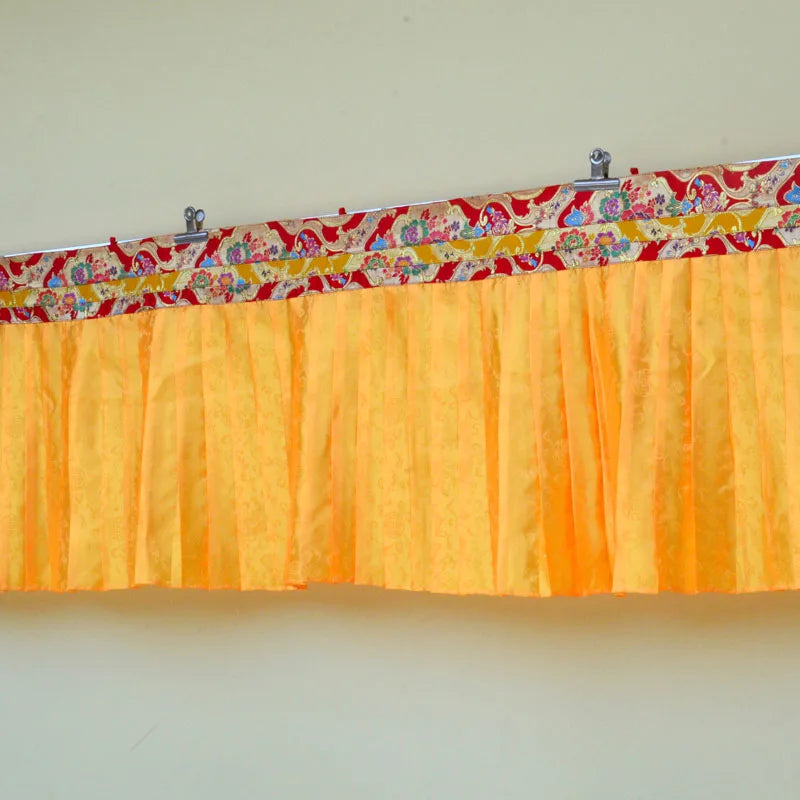200cm Buddhism decorative altar Shrine Temple hall wall table Background cloth Hanging Enclosing curtain draperies streamers