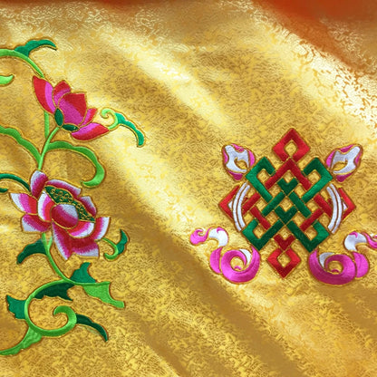 200cm Buddhist hall home Temple altar Worship Buddha Gods High quality Embroidery Altar table enclosure wall Hanging Curtain