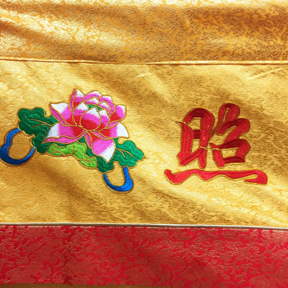 200cm Buddhist hall home Temple altar Worship Buddha Gods High quality Embroidery Altar table enclosure wall Hanging Curtain