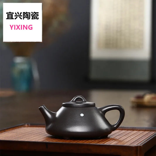200ml 260cc Tradition Yixing Purple Clay Teapots Master Hand-carved Tea Pot Filter Kettle Chinese Zisha Tea Set Customized