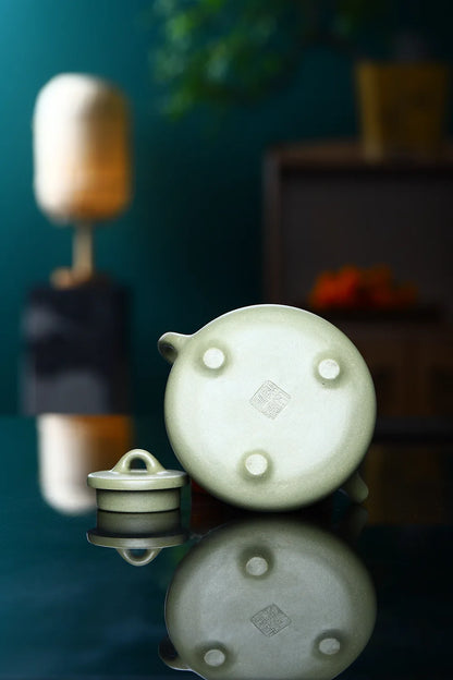 200ml Authentic Chinese Yixing Purple Clay Teapots Famous Artists Handmade High Stone Scoop Tea Pot Kettle Zisha Tea Set Teaware