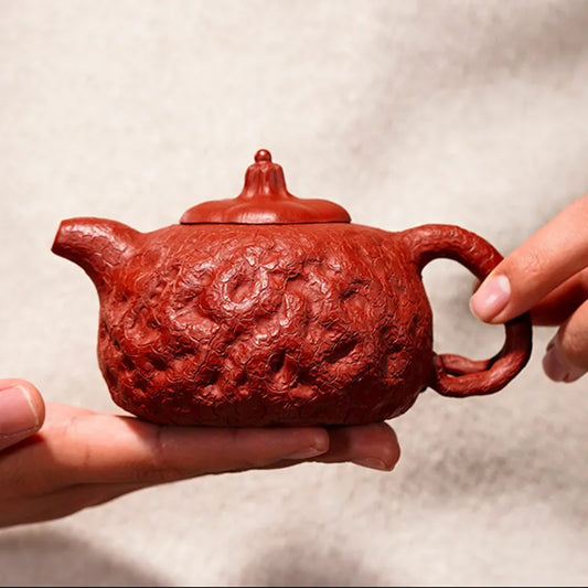 200ml Boutique Yixing Purple Clay Teapots Raw Ore Dahongpao Household Tea Pot Chinese Zisha Filter Tea Maker Customized Gifts